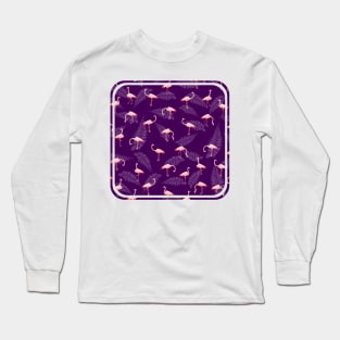 Pink Flamingos pattern Long Sleeve T-Shirt